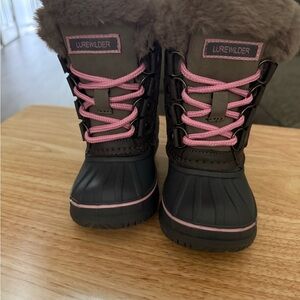 Kids Boots - Brown and Pink new without tag